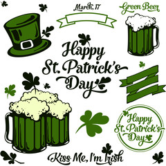 St. Patricks Day Vector elements 