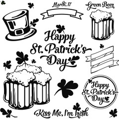 St. Patricks Day Vector elements 