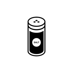 salt bottle icon vector