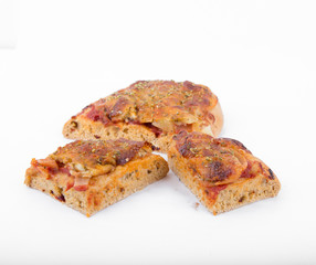 Different cakes white background