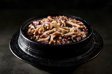 Multi grain rice with mushroom 