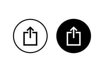 share icon vector. Share vector icon