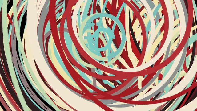 Abstract chaotic fast colorful lines, computer generated background, 3d rendering backdrop