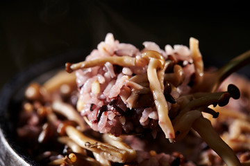 Multi grain rice with mushroom 