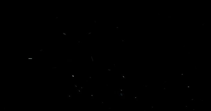 White Dust Particles From Bottom