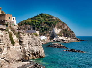 Fototapeta na wymiar very nice view of sant angelo in ischia