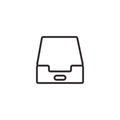 Folder Case Vector Icon, Pixel perfect Eps10. Office Symbol