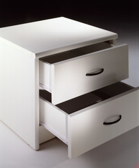 Dettaglio cassettiera aperta