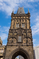 Fototapeta na wymiar Der Pulverturm in Prag/Tschechische Republik