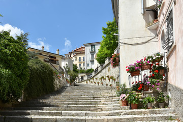 An Italian town in the Abruzzo region