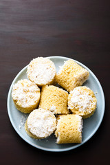 Puttu, or pittu, is a breakfast dish in Sri Lanka, Singapore, Indian state of Kerala, Tamil Nadu, parts of Karnataka, and Malaysia.