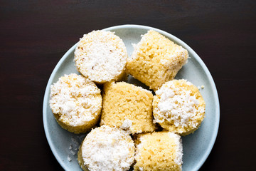 Puttu, or pittu, is a breakfast dish in Sri Lanka, Singapore, Indian state of Kerala, Tamil Nadu, parts of Karnataka, and Malaysia.