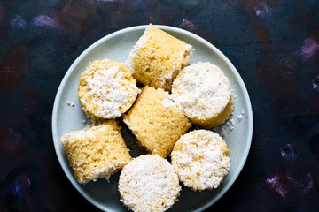 Puttu, or pittu, is a breakfast dish in Sri Lanka, Singapore, Indian state of Kerala, Tamil Nadu, parts of Karnataka, and Malaysia.