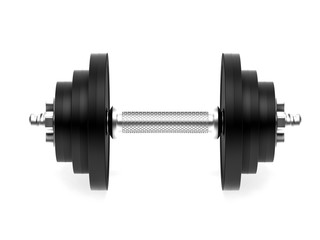 Dumbbell. 3d rendering illustration