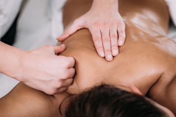 Fototapeta na wymiar Shoulder Sports Massage Therapy