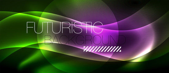 Glowing shiny light abstract background