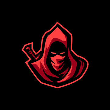 ASSASSIN E SPORTS LOGO FOR GAMING MASCOT OR TWITCH