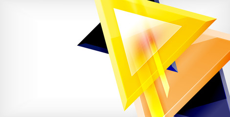 Triangle abstract background