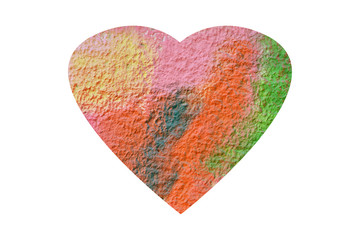 colorful abstract background with heart