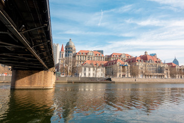 Fototapeta premium BEIJING, CHINA - DECEMBER 25, 2018: Italian style building in Tianjin , China