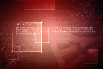 2D illustration medical structure background