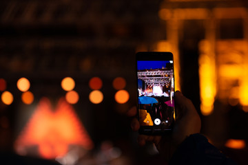 Fans on concert