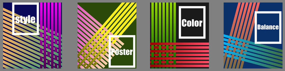 A set of modern abstract Cover Design . Cover Design template for the decoration presentation, brochure, catalog, poster, book, magazine etc.