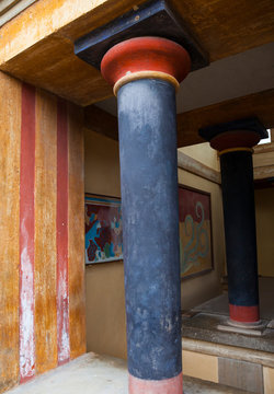Palacio de Knossos, Isla de Creta, Mar Egeo, Grecia,