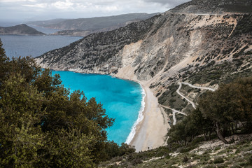 Myrtos Beach. Cephalonia Island. Greece.