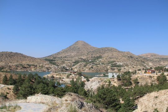 Siller Dam Park located in the city of Konya, Turkey