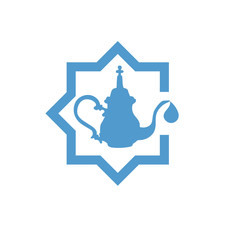 Creative design of teapot symbol