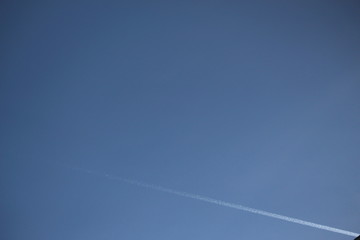 airplane in the sky