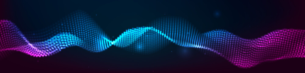 Music abstract background. Equalizer for music, showing sound waves with musical waves, the concept of a music equalizer vector.