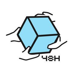delivery in 48 hours symbol