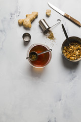 Fototapeta premium Breakfast with cereals