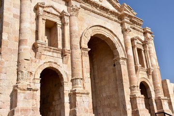 Hadrian's Arch 1, South Entrance to Jerash, Jordan