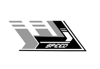 Creative design of speed arrow