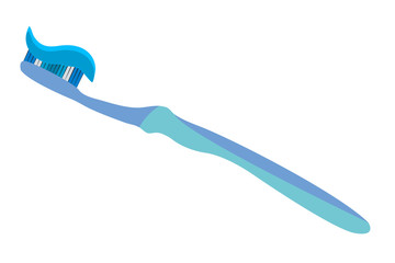 Cepillos de color azul sobre fondo blanco.