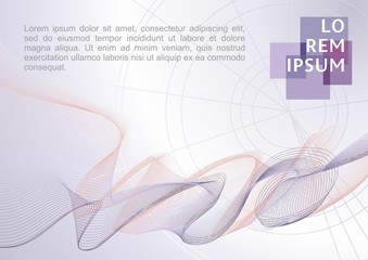 Obraz premium modern, fantastic background. Abstract modern wave background. Vector background made of lines, Geometric abstract background element line