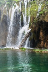 Fototapeta na wymiar parco nazionale di Plitvica. Croazia