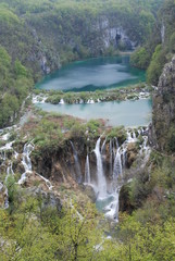 Fototapeta na wymiar parco nazionale di Plitvica. Croazia