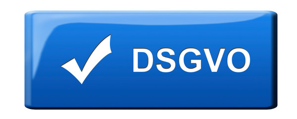 DSGVO - Symbol Button