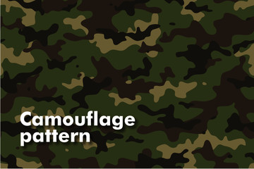 Military camouflage seamless pattern