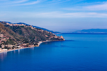 Panorami della costa Ionica Siciliana visti da Taormina