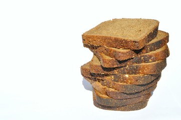 pieces of bread