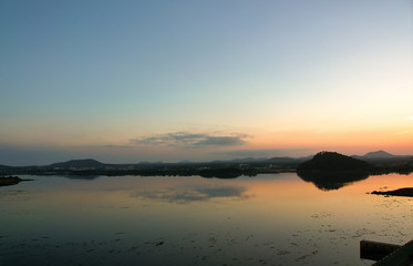 Fototapeta na wymiar Korea Jeju island Seongsan sea view