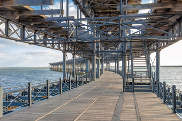 Mining pier of Riotinto Co., known as the Tinto Dock 