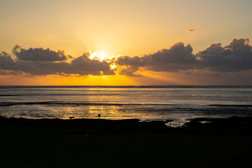 Sonnenuntergang an der Nordsee