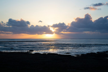 Sonnenuntergang an der Nordsee