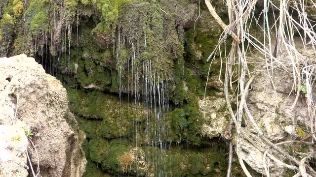 The Unknown Bulgaria. Waterfall Sovata, located near Provadia, between the villages of Nenovo and Nevsha, in northern Bulgaria.